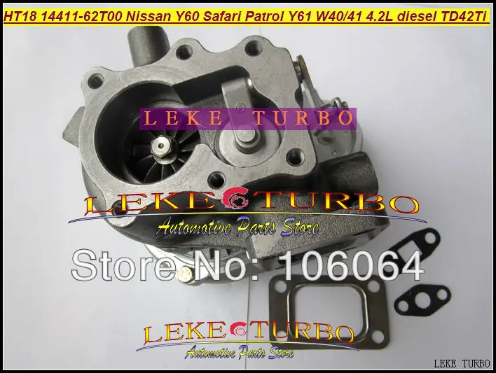 Wholesale HT18 14411-62T00 14411-51N00 1441162T00 Turbo For NISSAN Y60 Safari Patrol Y61 W40 W41 TD42T Diesel 4.2L turbocharger (5)