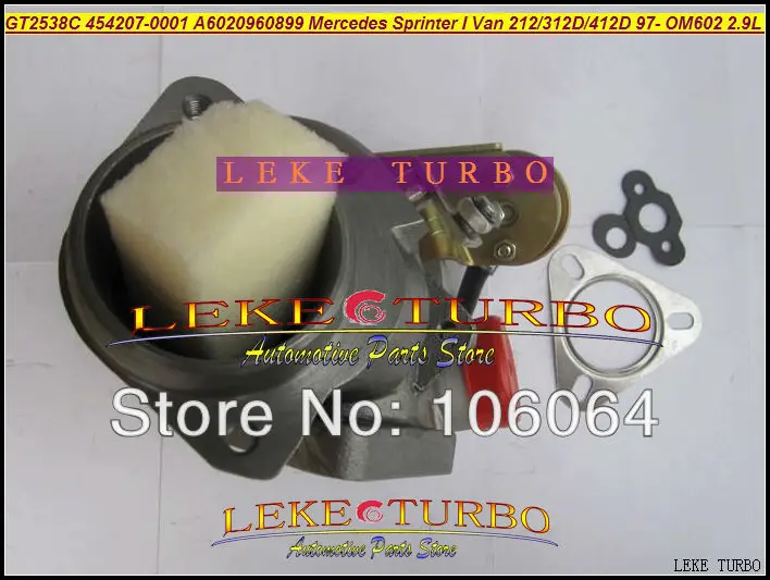 GT2538C 454207-0001 6020960899 For Mercedes-PKW Sprinter I Van 212D 312D 412D 2.9L OM611 141HP 2000-2006 turbocharger - (1)