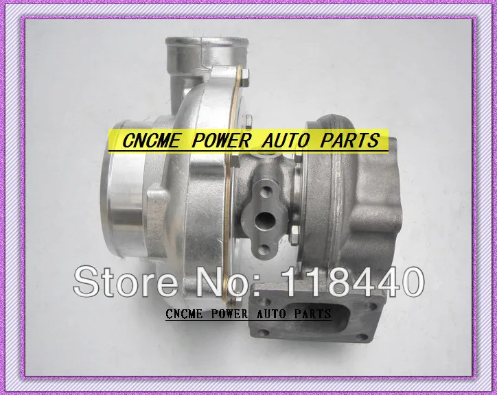 GT30 GT3076 GT3076-1 No valve Turbo Turbocharger T25 flange AR .70 AR .86 wastegate water and oil cooled V Band with gaskets (1)
