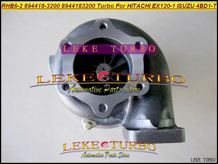 RHB6-2 894418-3200 8944183200 Turbo Turbine Turbocharger Fit For HITACHI EX120 EX120-1 with ISUZU 4BD1-T Engine-