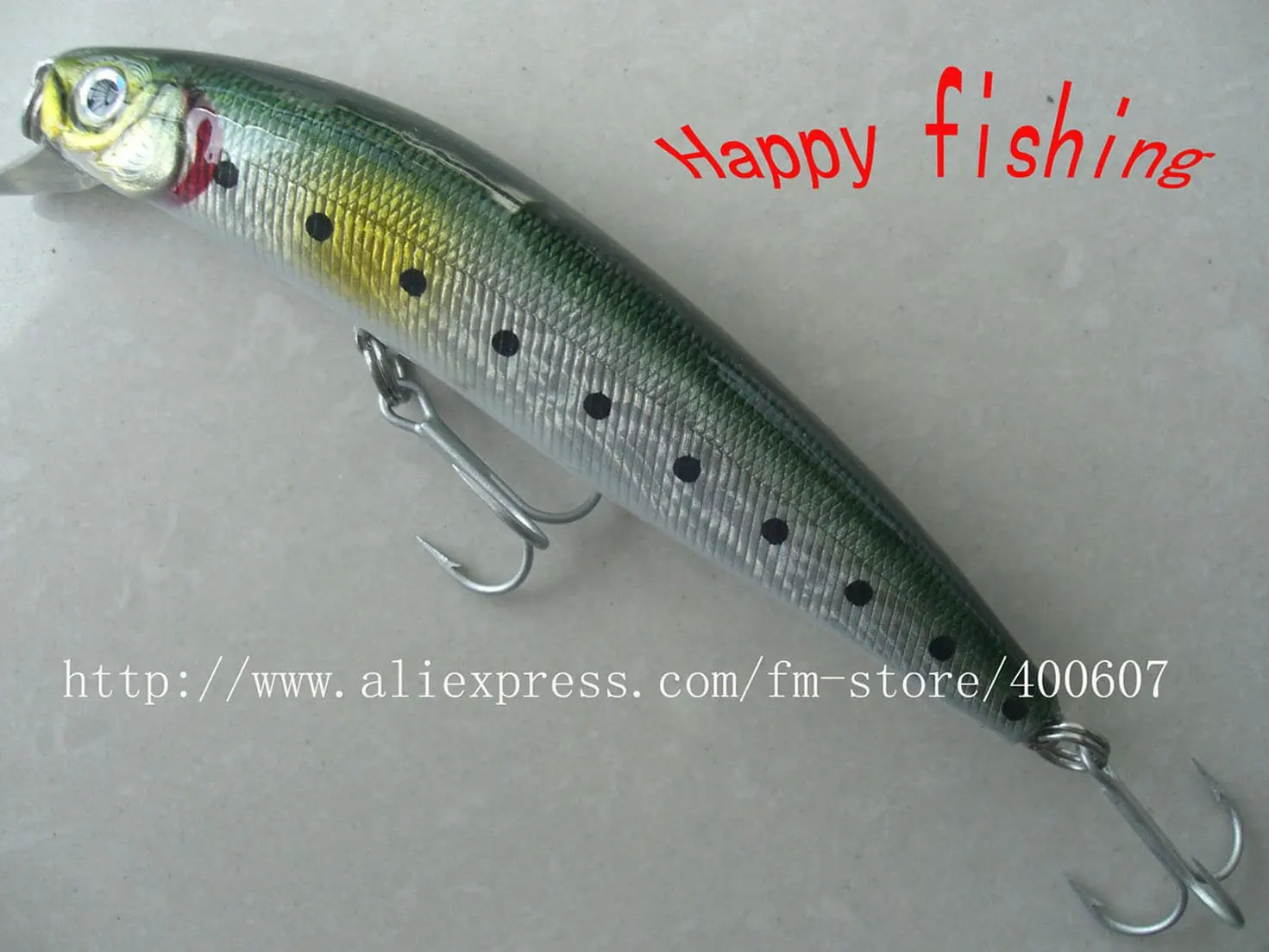 Bass Terminator  Minnow Plastic  Fishing Lure(M100F) Enjoy Retail Convenienc at Wholesale Price