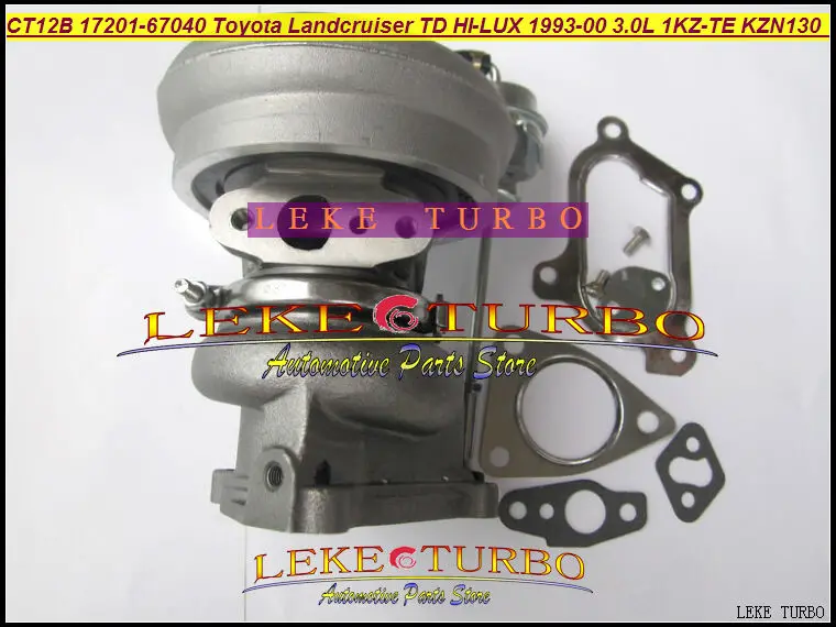 CT12B 17201-67010 17201-67040 TOYOTA LANDCRUISER 1KZ-TE 125HP HI-LUX KZN130 4 Runner 1993 3.0L D turbocharger (5)