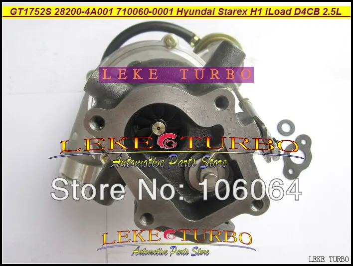 GT1752S 28200-4A001 710060-0001 Turbo for Hyundai Starex 2000 H1 iLoad iMax D4CB 2.5L turbocharger (5)