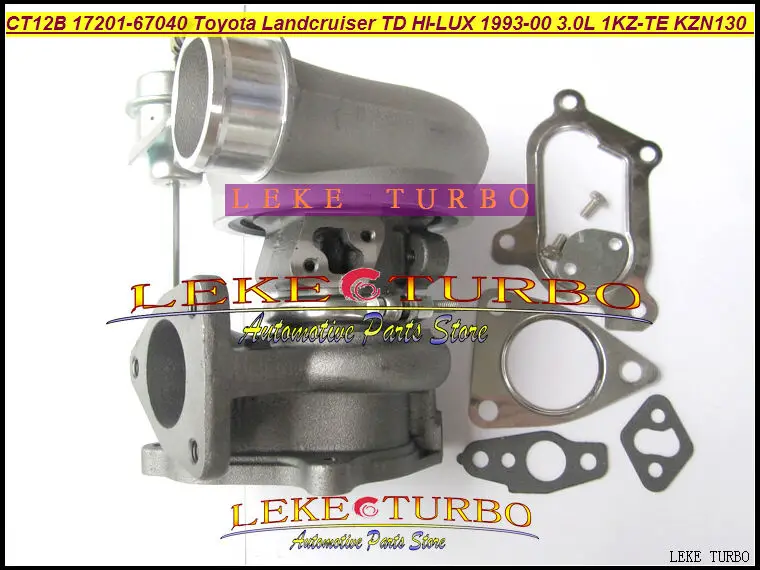 CT12B 17201-67010 17201-67040 TOYOTA LANDCRUISER 1KZ-TE 125HP HI-LUX KZN130 4 Runner 1993 3.0L D turbocharger (6)