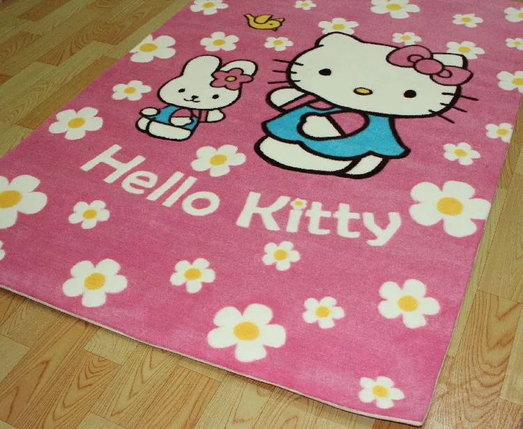 Free Shipping Hello Kitty Acrylic Room Carpet Cartoon Children Free Shipping Hello Kitty Acrylic Room Carpet Cartoon Children Area Rug Extra Large 3