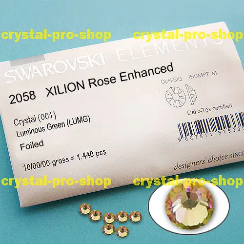 Crystal Luminous Green (LUMG) Swarovski 2012- 06_2