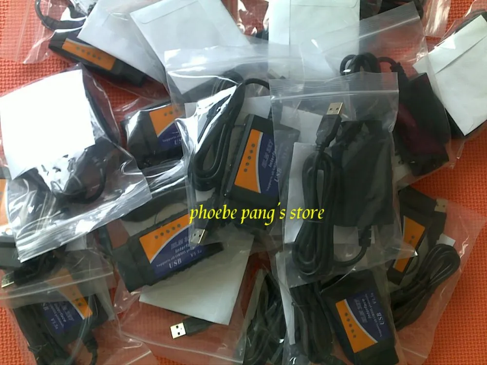 elm327 usb with cp2102 chip high quality obdii obd2 obd ii scanner diagnostic interface support all obd 2 protocols (11)