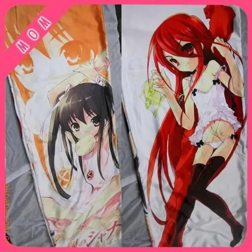 Free Shiping Anime Dakimakura: Yosuga no Sorahugging pillow case, (black and brown hair, white skirt, undressed)