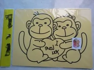 10pcs/lot, Color Sand art art painting set kit for children,WHOLESALE