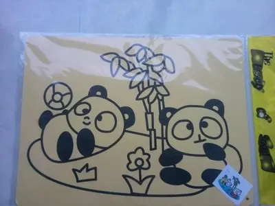 10pcs/lot, Color Sand art art painting set kit for children,WHOLESALE