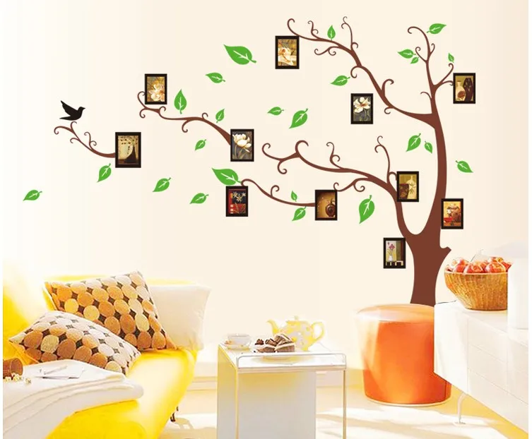 Novelty Households Tree Frames Wall Art Decoration Vinyl Stickers Novelty Households Tree Frames Wall Art Decoration Vinyl Stickers