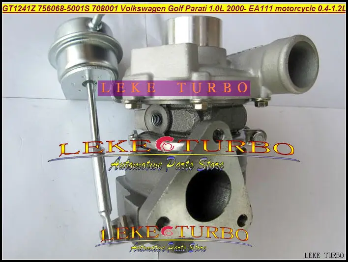 GT1241Z 756068-5001S 756068 756068-0001 708001-0001 036145701 TURBO Turbocharger AUdi VW Volkswagen Parati 1.0L 16V 2000- EA111 (1)