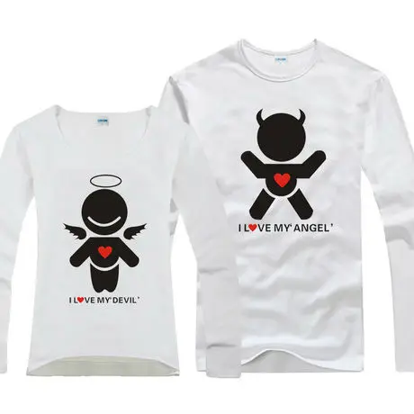 angel devil Shirt cool funny lovely 