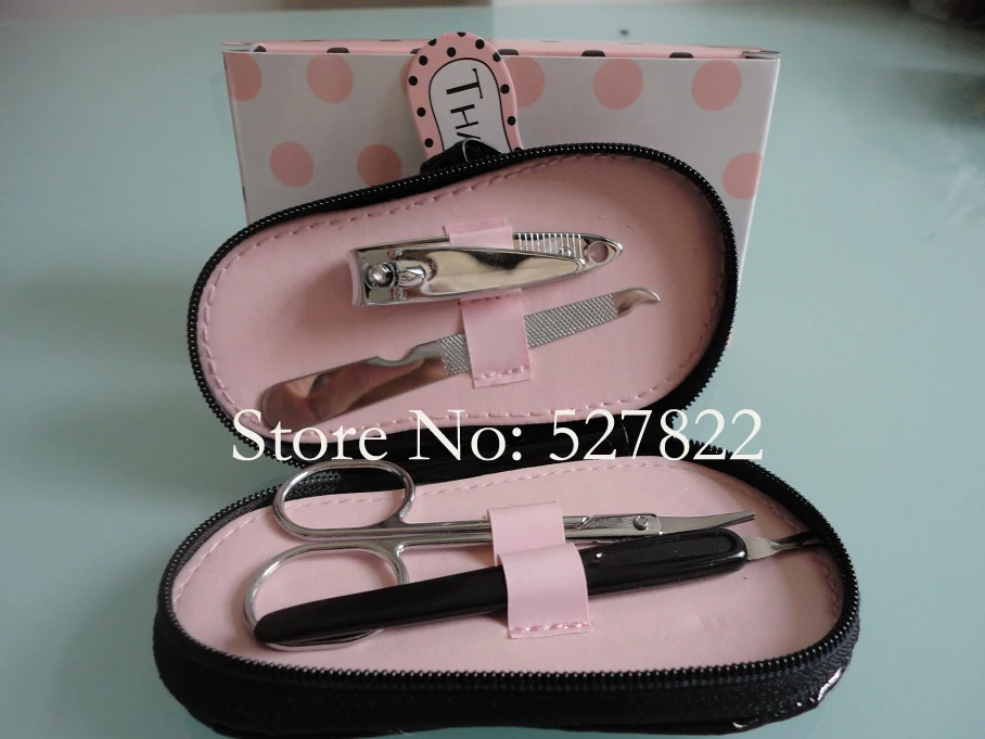 Free Shipping 20set Vogue Pink Polka Purse Slipper...ming Kit9