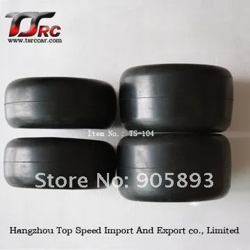 FG Slicks wheels&tries 06416/08 FG Slicks Mounted for 1/5 Monster Truck-front(TS-104)