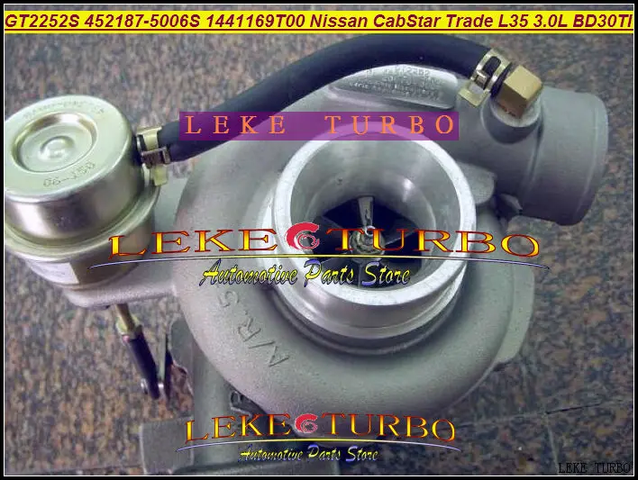 GT2252S 452187-5006S 452187-0006 1441169T00 turbo for Nissan Light Truck CabStar Trade L35 3.0L BD30TI turbocharger (3)