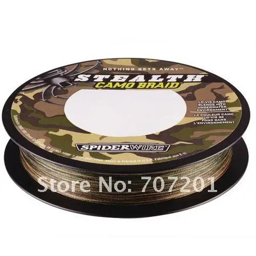 10pcs Spiderwire Stealth Camo Braid Fishing Line 300yd 15lb 30lb 50lb 65lb 80lb