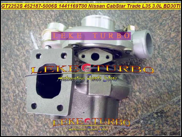 GT2252S 452187-5006S 452187-0006 1441169T00 turbo for Nissan Light Truck CabStar Trade L35 3.0L BD30TI turbocharger (4)