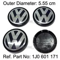 VW WHEEL HUB CENTER CAP FIT FOR Volkswagen Jetta Golf Cabriolet Citi Lupo Passat Vento Bora New Beetle Mk4 Replace #1J0 601 171