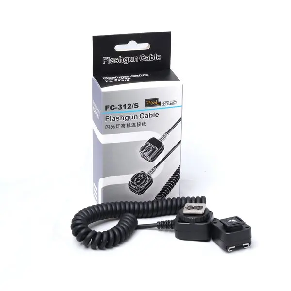 PIXEL FC-312/S 1.8m Camera Flash TTL Sync Cable Cord for Nikon D3.D700.D2 series.D300.D300S..D70series.D5.D60.D50.D40 PF082