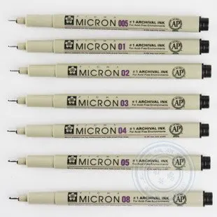 Freeshipping!!12pieces/lot BLACK PEN - Sakura Pigma Micron 005 Archival Ink #1907