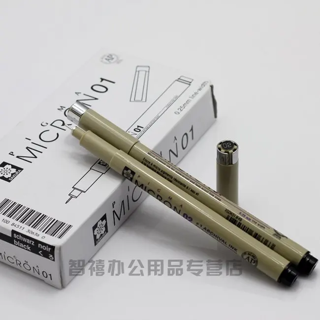 Freeshipping!!12pieces/lot BLACK PEN - Sakura Pigma Micron 005 Archival Ink #1907