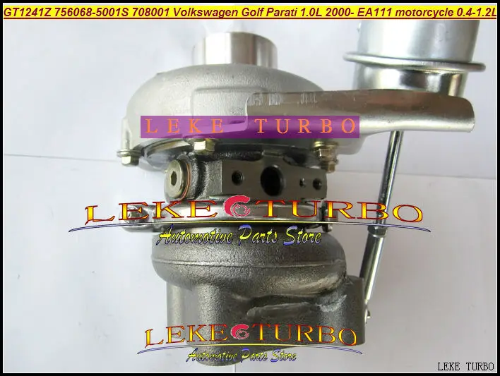 GT1241Z 756068-5001S 756068 756068-0001 708001-0001 036145701 TURBO Turbocharger AUdi VW Volkswagen Parati 1.0L 16V 2000- EA111 (3)