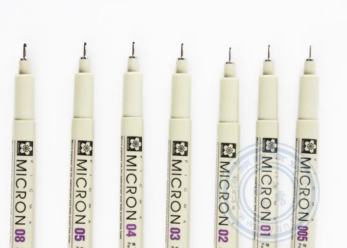 Freeshipping!!12pieces/lot BLACK PEN - Sakura Pigma Micron 005 Archival Ink #1907