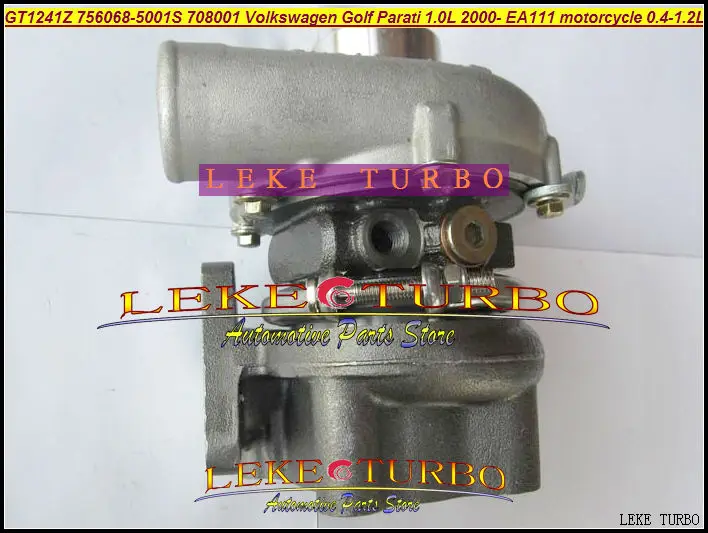 GT1241Z 756068-5001S 756068 756068-0001 708001-0001 036145701 TURBO Turbocharger AUdi VW Volkswagen Parati 1.0L 16V 2000- EA111 (4)