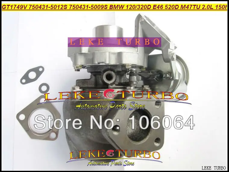 GT1749V 750431-5012S 750431-5009S 750431 Turbo For BMW 120D 320D E46 520D M47TU 2.0L 150HP Turbocharger (3)