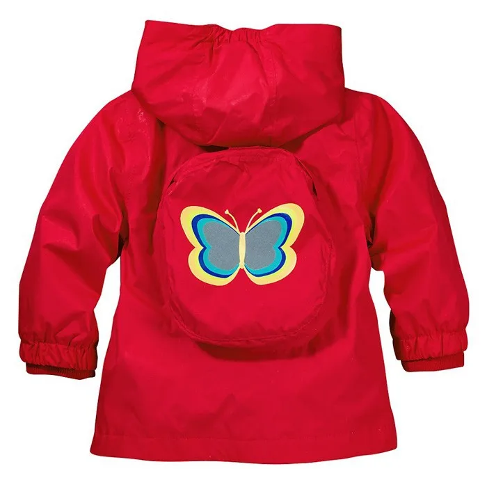 red jacket back
