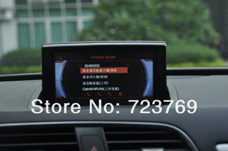 Best DVD Player GPS Navigation System For Audi Q3 (2013) 4