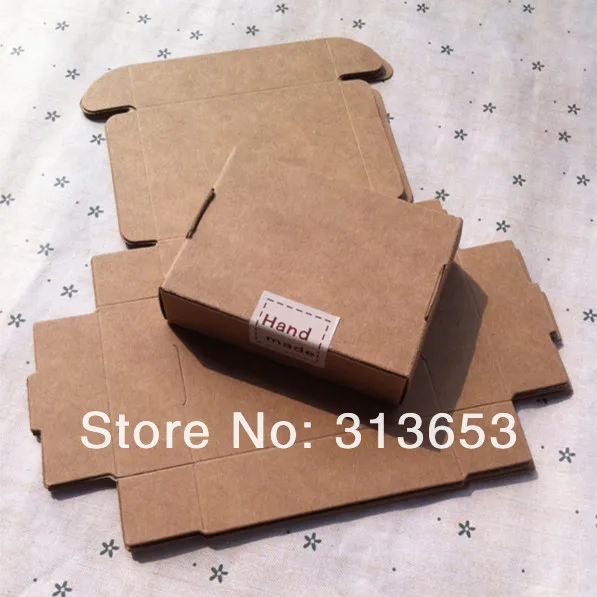 Aliexpress Diy Drawing Kraft Gift Box Craft Handmade Diy Drawing Kraft Gift Box Craft Handmade Soap Packaging Bo Candy Decorations With Sticker