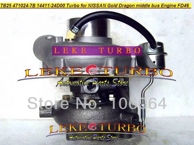 FD46 471024-7B 14411-24D00 Turbo for NISSAN HINO Gold Dragon middle bus Turbocharger 