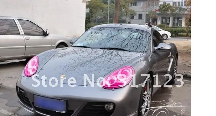 20m/Lot  Wholesale 30*100cm Lights Film For Car Headlight and Tail Light Four Colors Vinyl The Light Film Red Light Film
