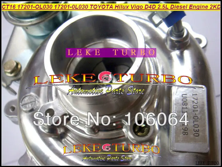 wholesale new CT16 17201-OL030 17201-0L030 turbo for Toyota Hilux Vigo D4D 2.5L Diesel engine 2KD turbocharger (1)