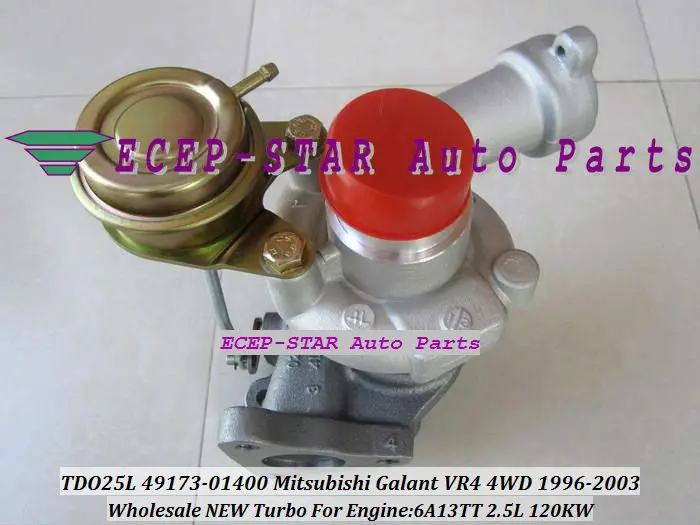 Mitsubishi Galant VR4 4WD 1996-03 6A13TT 2.5L TDO25L 49173-01400 turbocharger (2)
