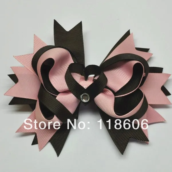 Heart Ribbon Sculpture Boutique Hair Clippie.jpg