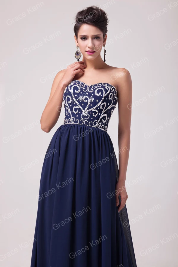 Navy Ball Dresses