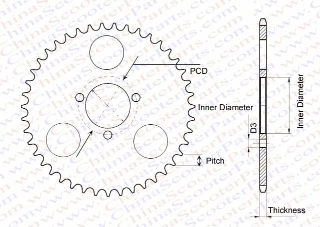 Mini Moto  Sprocket 2