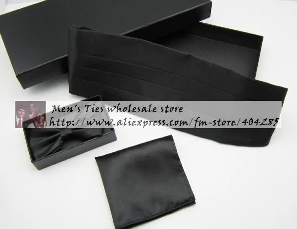 ceremonial belt hanky bow tie Cummerbunds GIFT BOX Girdle tie knots corset waist tape tower paper tapes Pocket square ROLL CARD