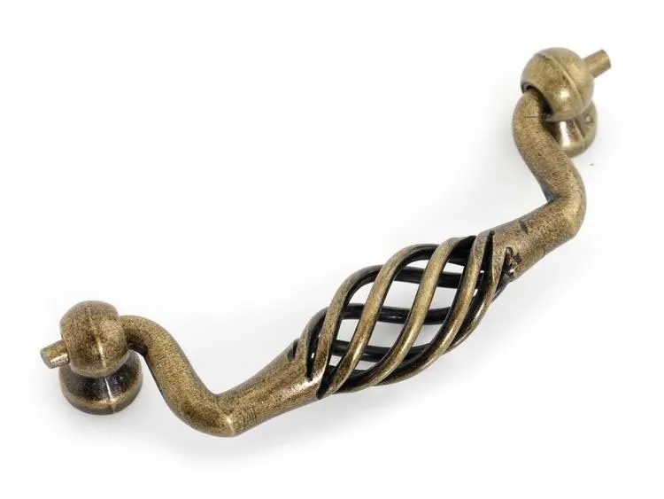 Decorite Cabinet Hardware Antique Iron  Knob Handle NEW (C.C.:96mm,Length:110mm)