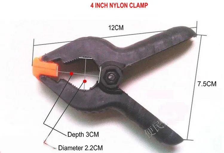 4INCH Plastic clamp