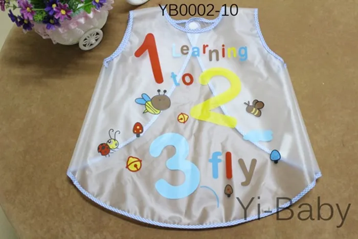 saliva pintura roupas de bebê impermeável bib 12 peças set