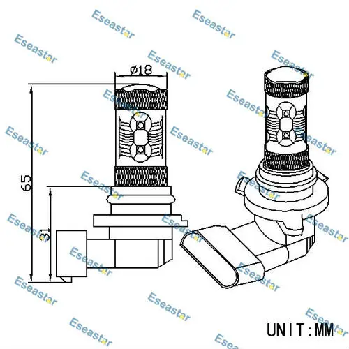H10-50W-CREE-XBD-HIGH-POWER-SIZE