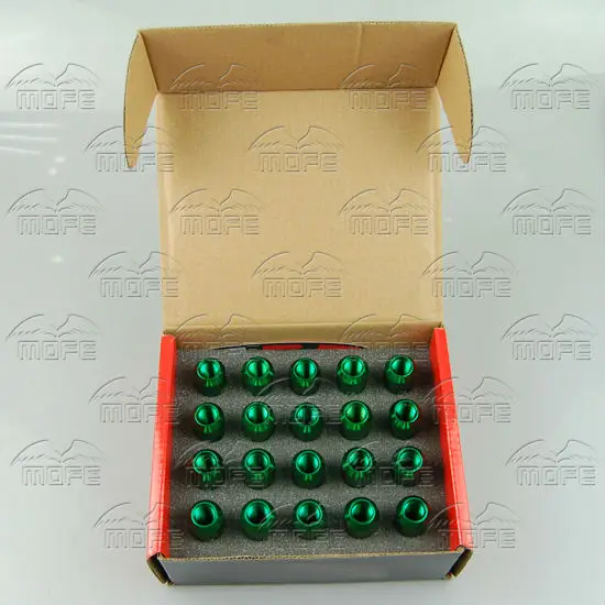 Aluminum 60mm Extended Open End Blox Racing Car Wheel Lug Nuts Bolts M12 P1.5 P1.25 DSC_0587
