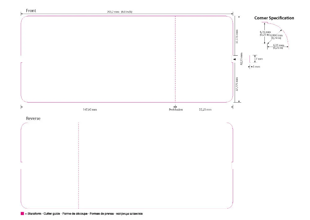 pass photo paper size