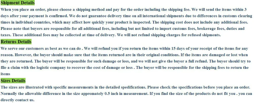 shipmeng details 2