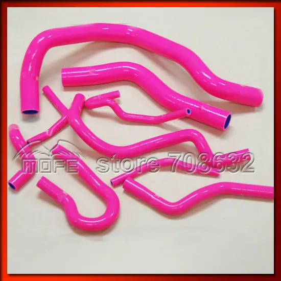 Samco Sport Silicone Coolant Heater Radiator Hose Kit for Honda EK3 B16 B16A B16B B16-pink