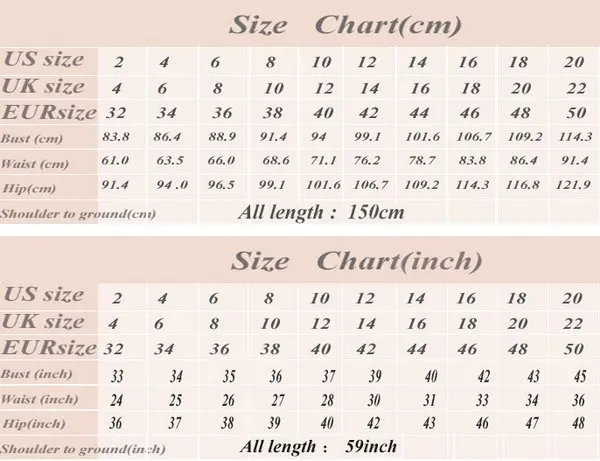 2011size chart
